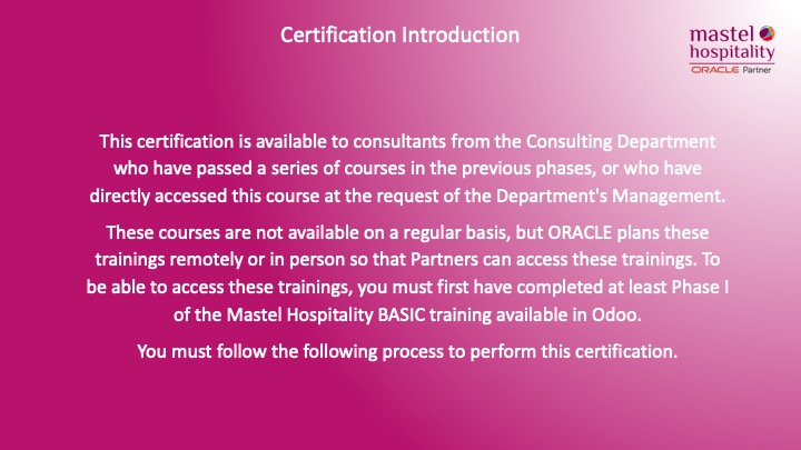 Certification Introduction